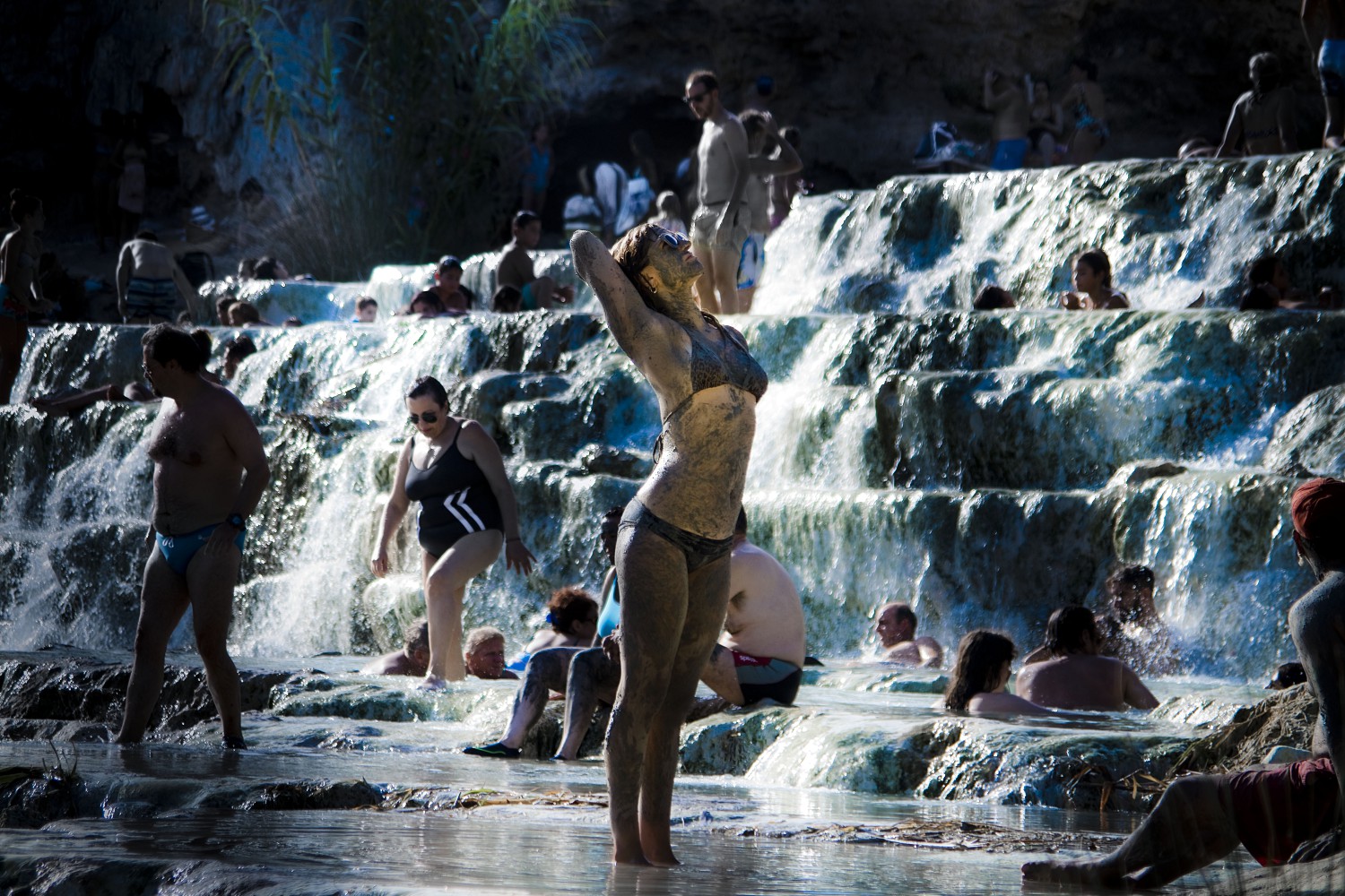 Saturnia - Thermalquelle mit Kreideschlamm