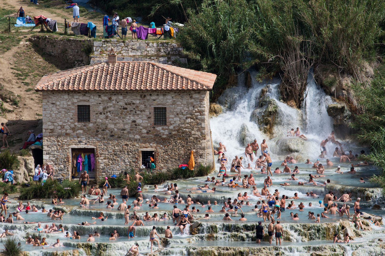 Saturnia Thermen in der Toskana