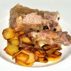 Sauerfleisch mit Bratkartoffeln