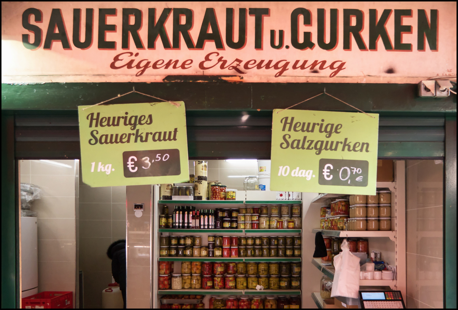 Sauerkraut und Gurken