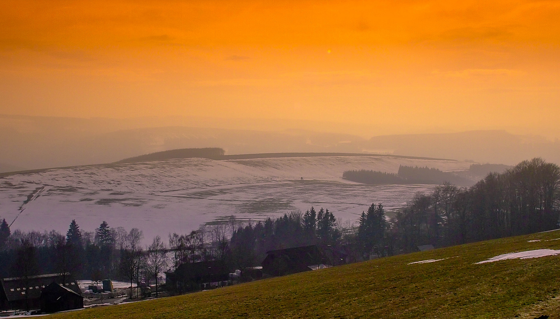 Sauerland im Sonnenuntergang !!!