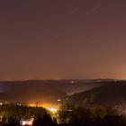 Sauerland Landschaft bei Nacht