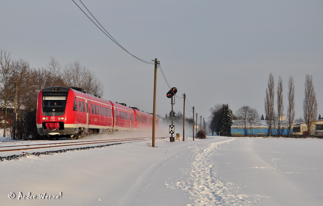 Sauerlandexpress im Schnee