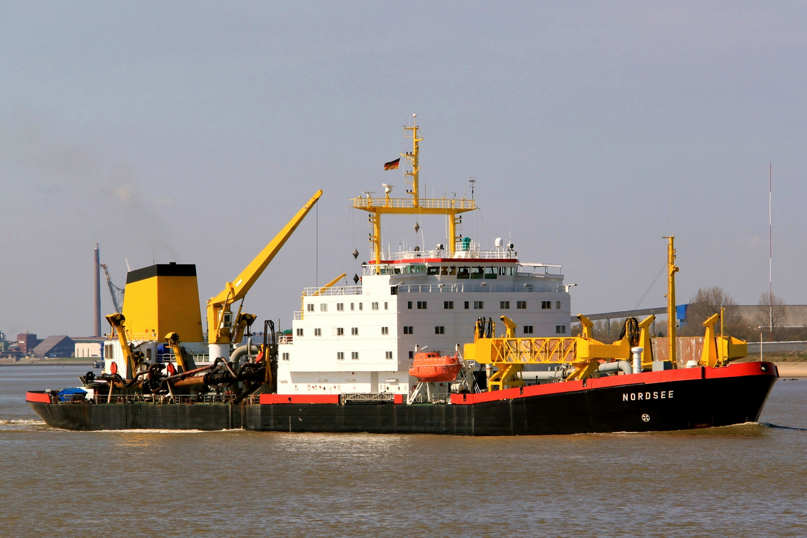 Saugbagger Nordsee