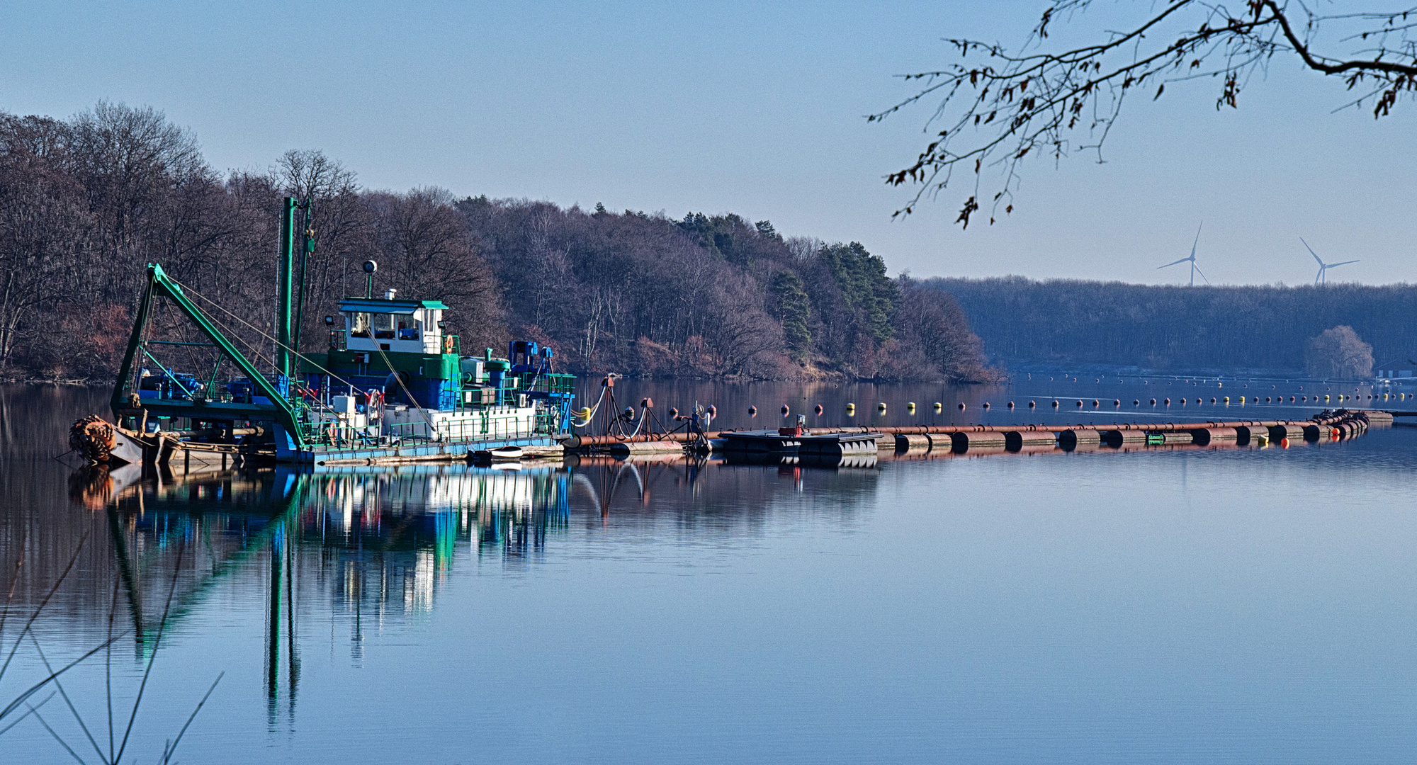 Saugbagger Stausee Haltern