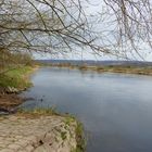 Saumermündung in die Weser - Blickrichtung Holzminden