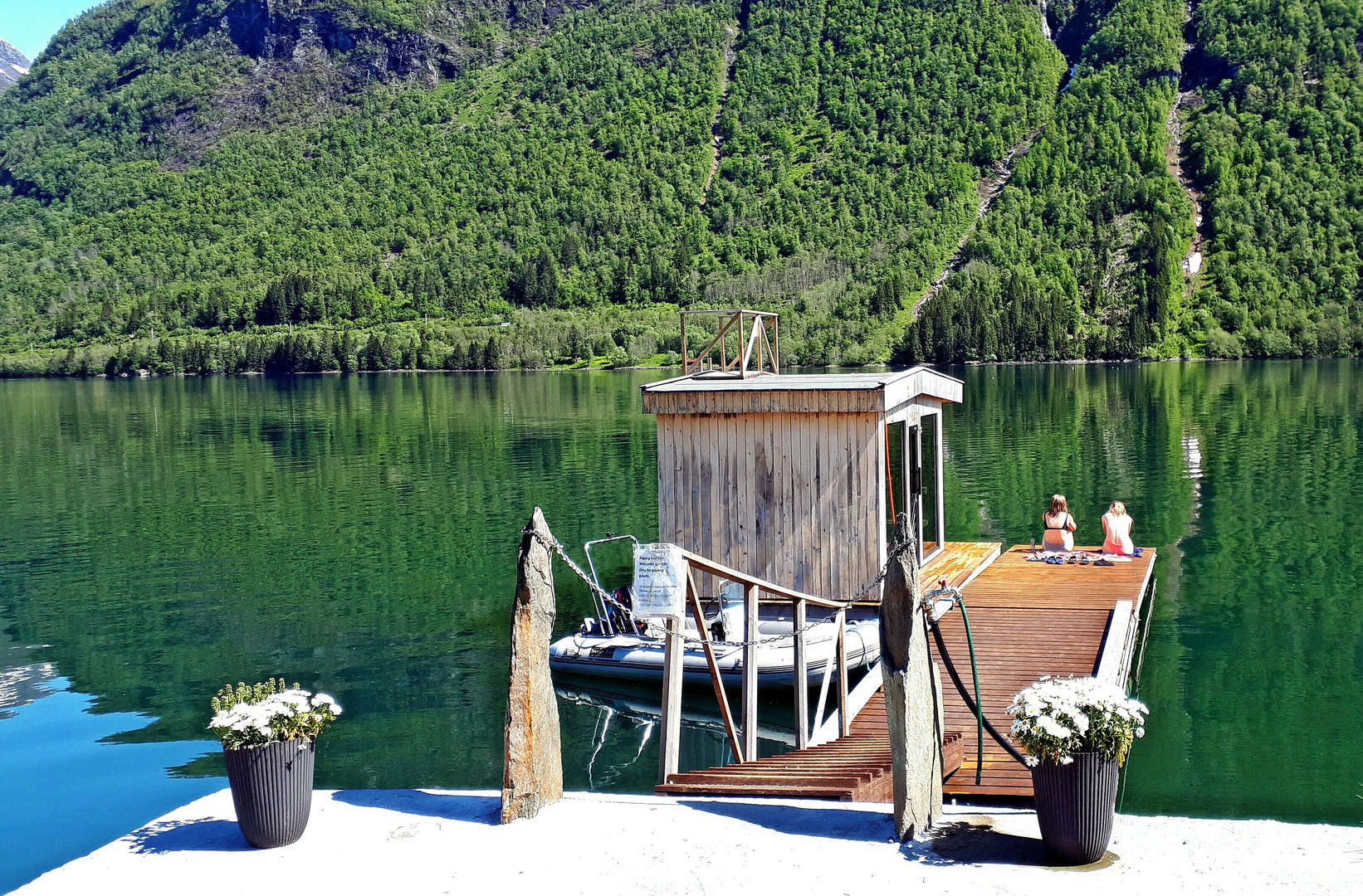 Sauna am Fjord in Fjærland