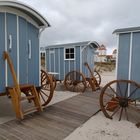 Saunawagen am Strand von Binz