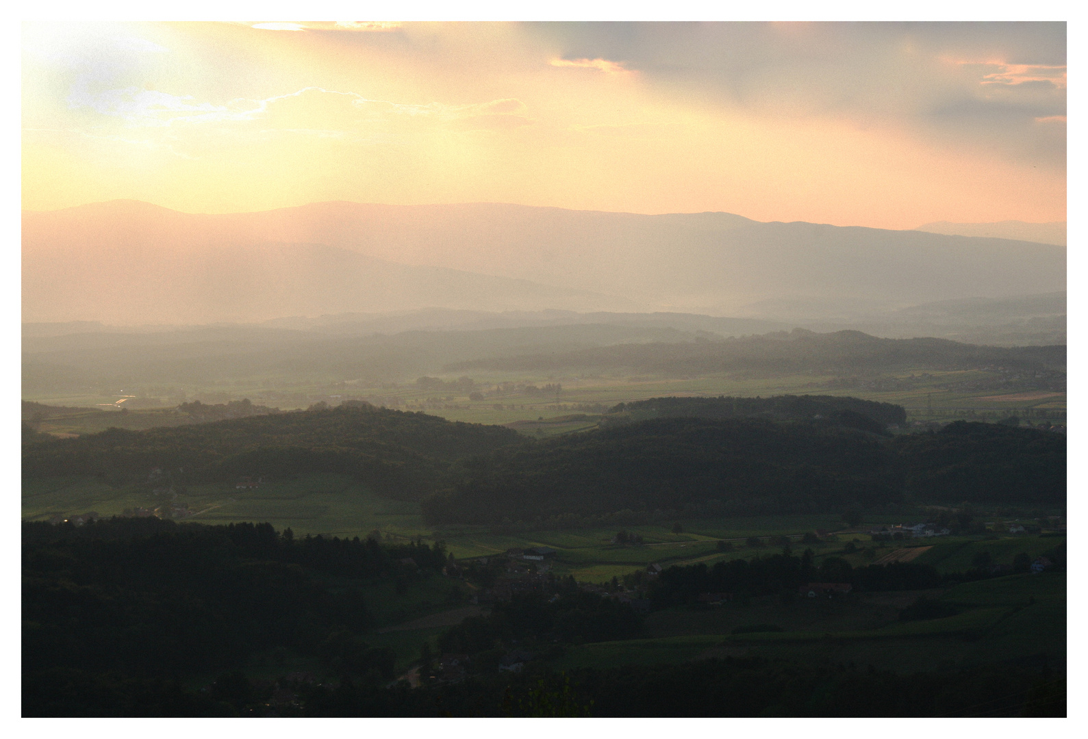 Sausal - Blick vom Restaurant Steirerland