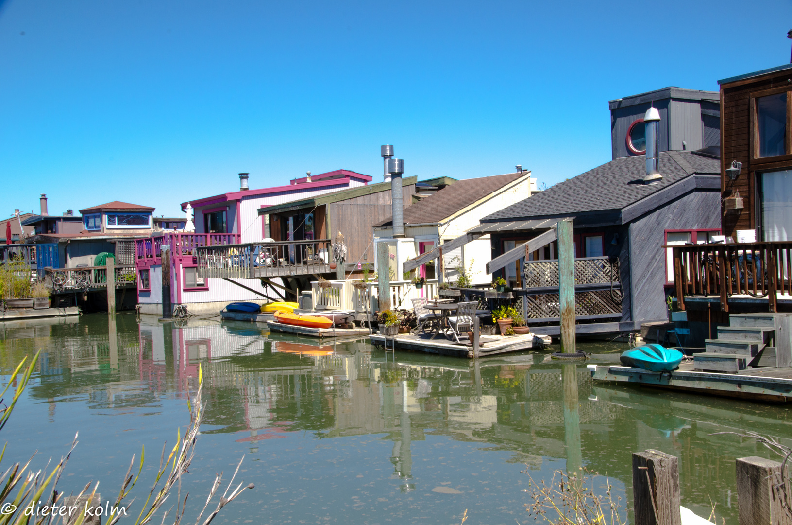 Sausalito - die Hausbootsiedlung