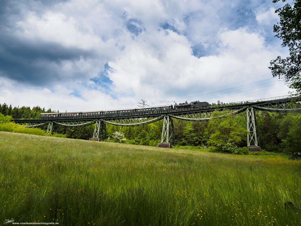 Sauschwänzle [18] – P8 2455 auf Biesenbach-Viadukt