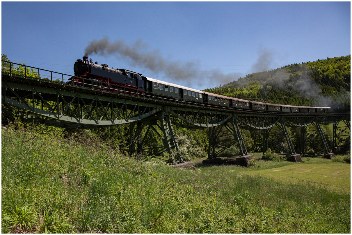 Sauschwänzlebahn  auf Bergfahrt