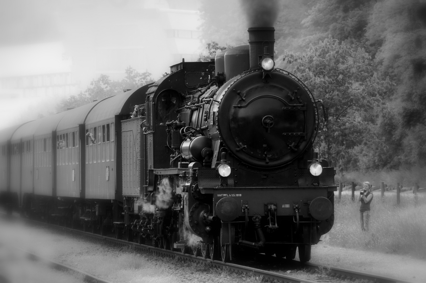 Sauschwänzlebahn bei der Ausfahrt aus Weizen