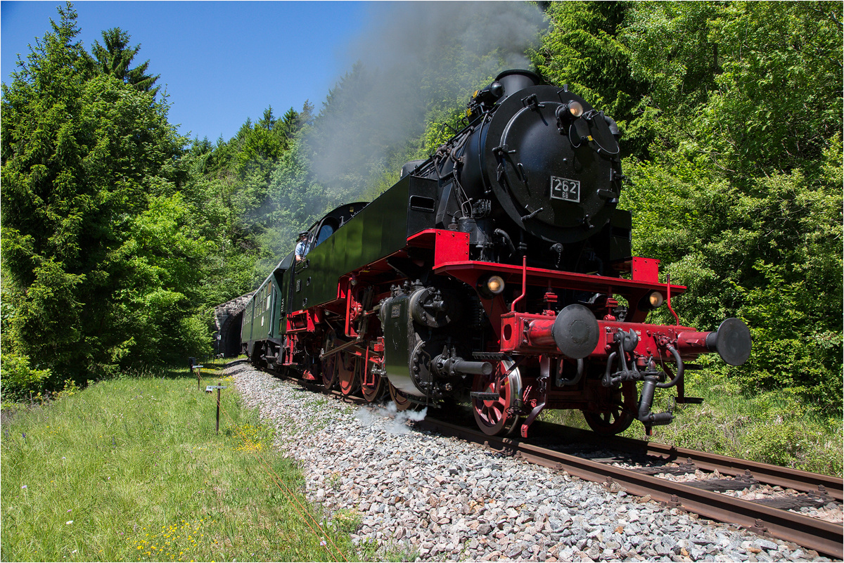 Sauschwänzlebahn – Tunnelausfahrt