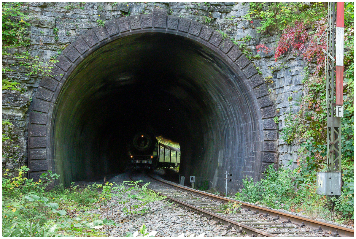 Sauschwänzlebahn - Tunneldurchfahrt -