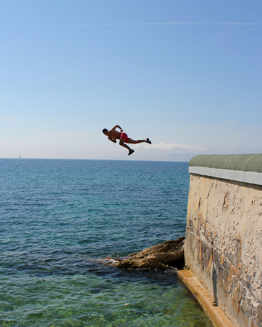 Saut "périlleux"