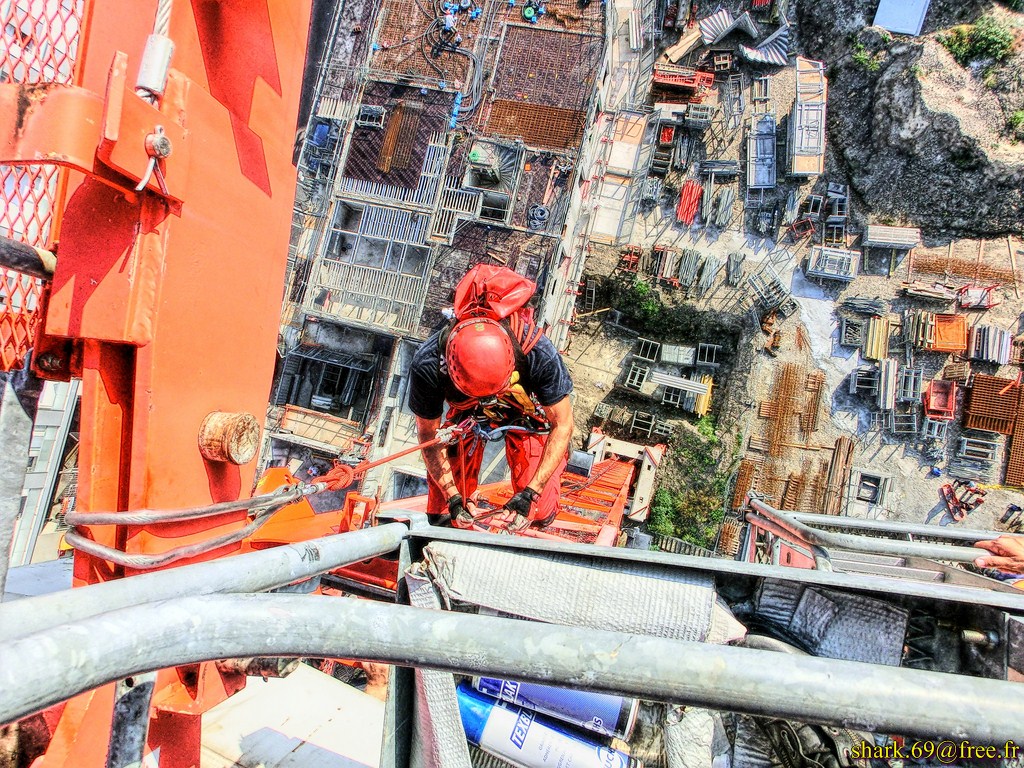 Sauvetage par sapeur-pompier de Lyon