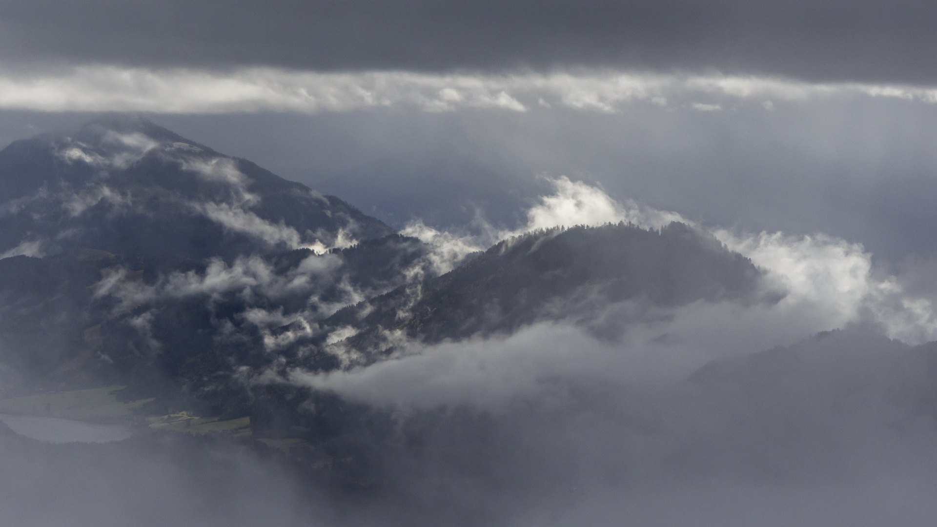 Sauwetter im Gebirge