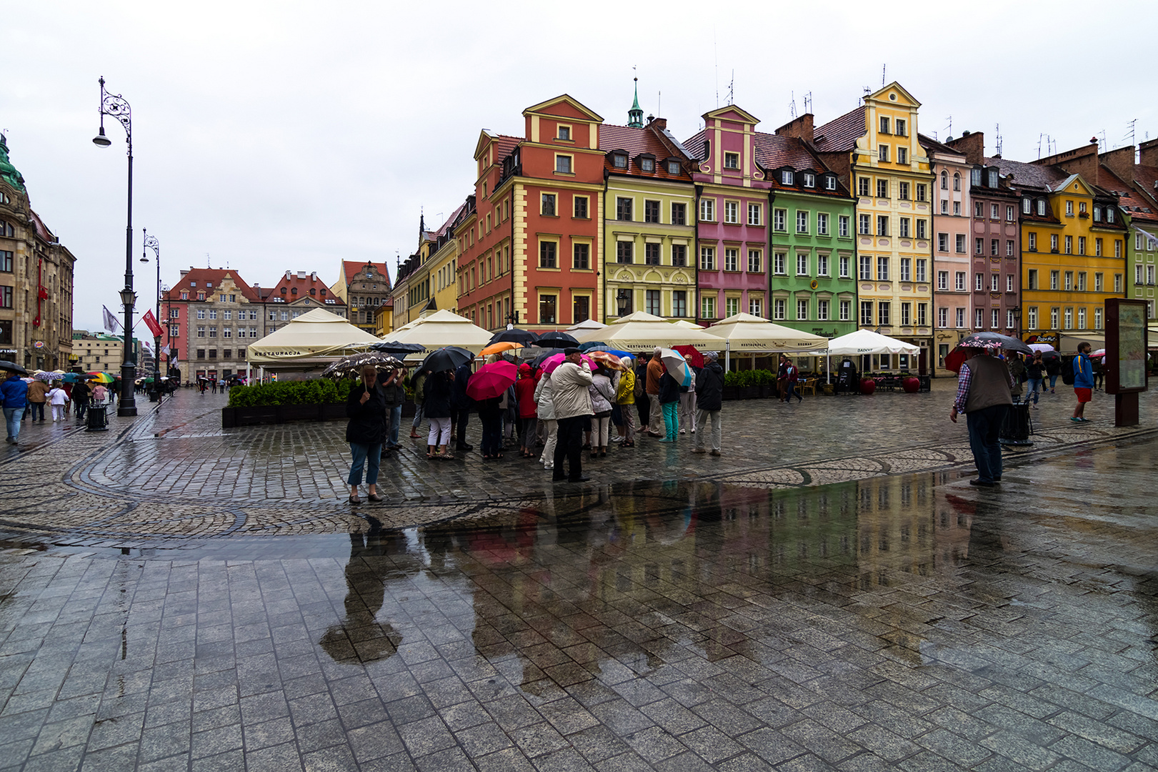 Sauwetter in Breslau, Polen ...