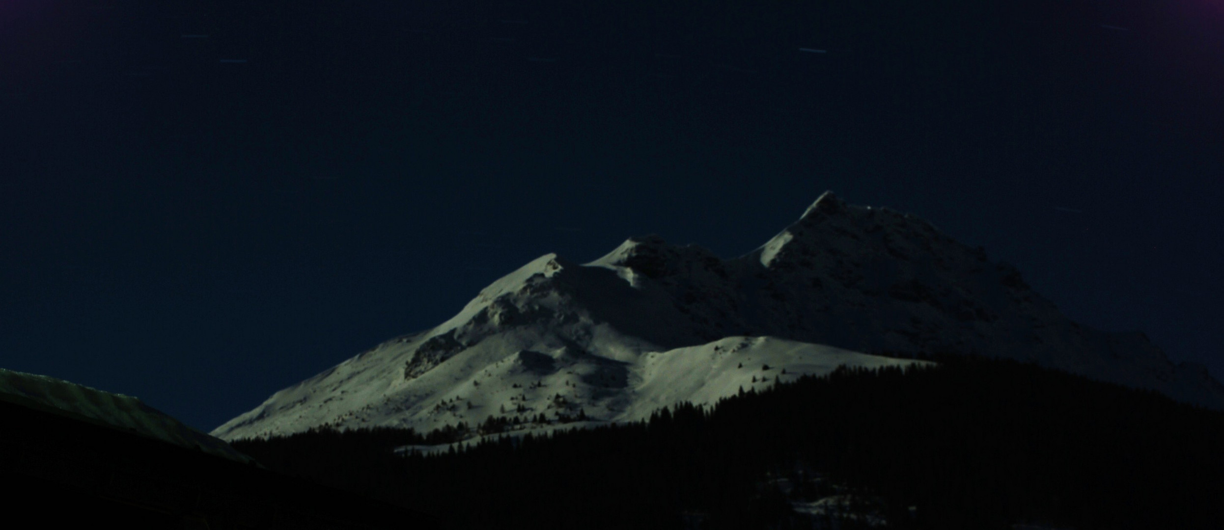 Savognin, Piz Arlos bei Nacht