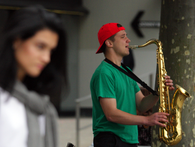 Sax in the street