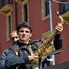 Sax on the bridge