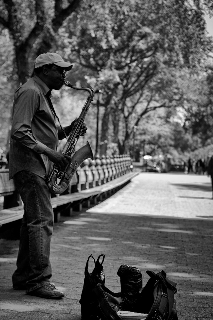 Saxophonist - Central Park