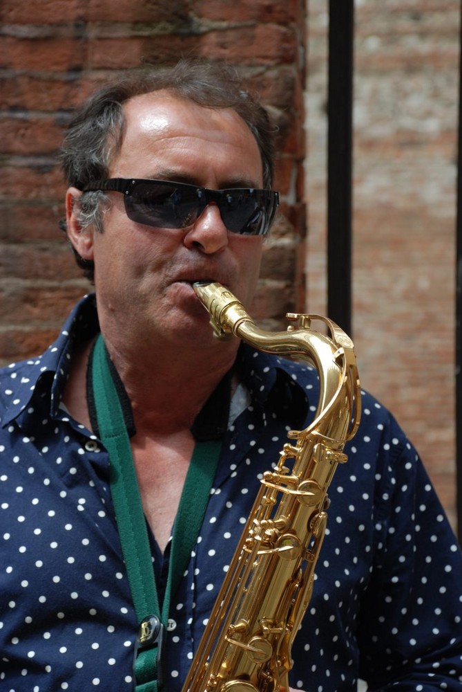 Saxophonist in Verona