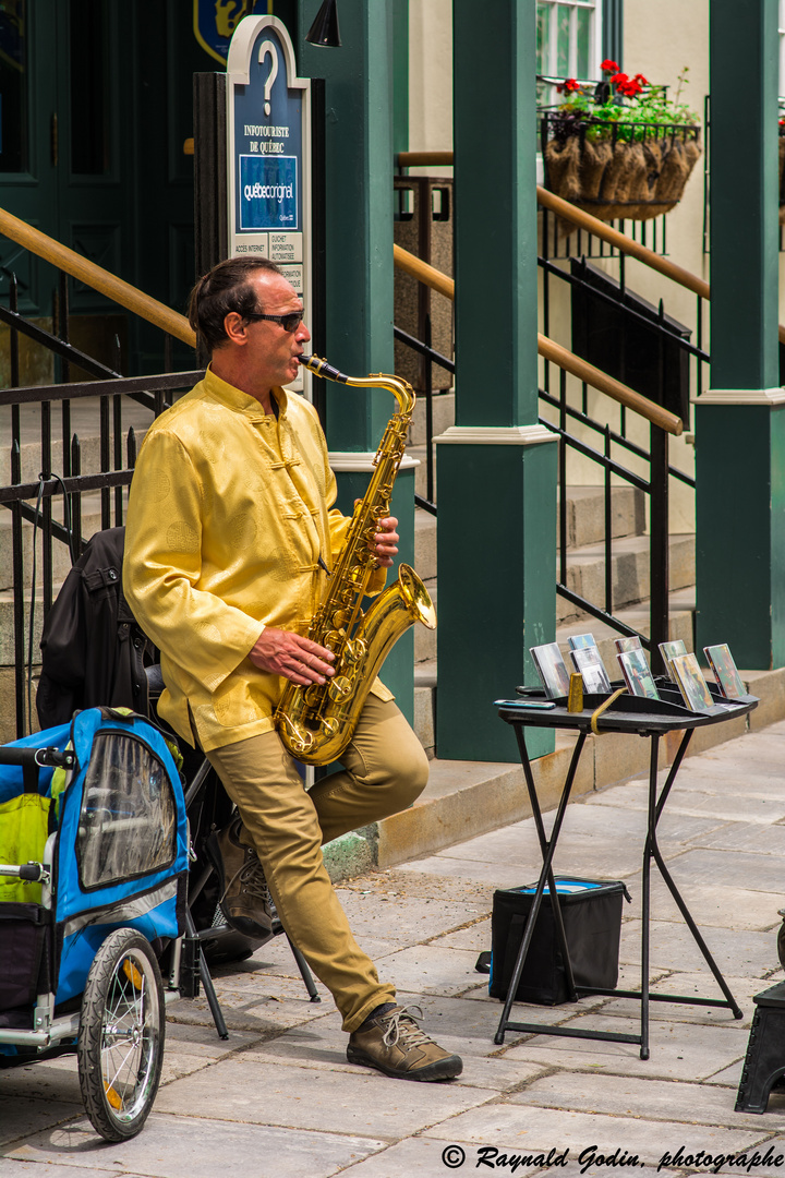 Saxophoniste de la rue