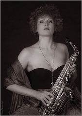 Saxophonistin