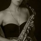 Saxophonistin II