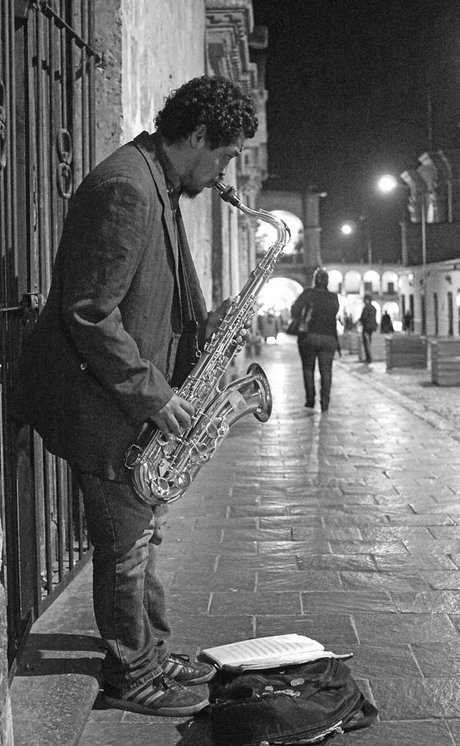 Saxophonspieler 2