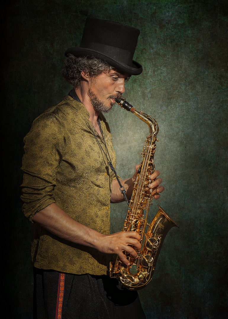 Saxophonspieler