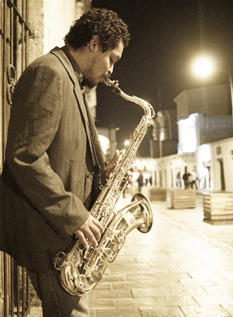 Saxophonspieler