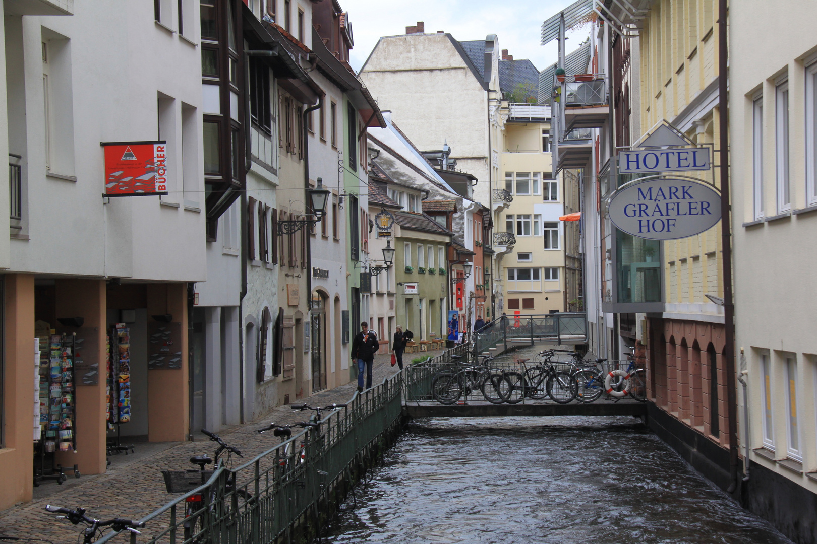 s´Bächle fliesst durch Freiburg