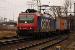 SBB-Cargo Ausfahrt Waltershof