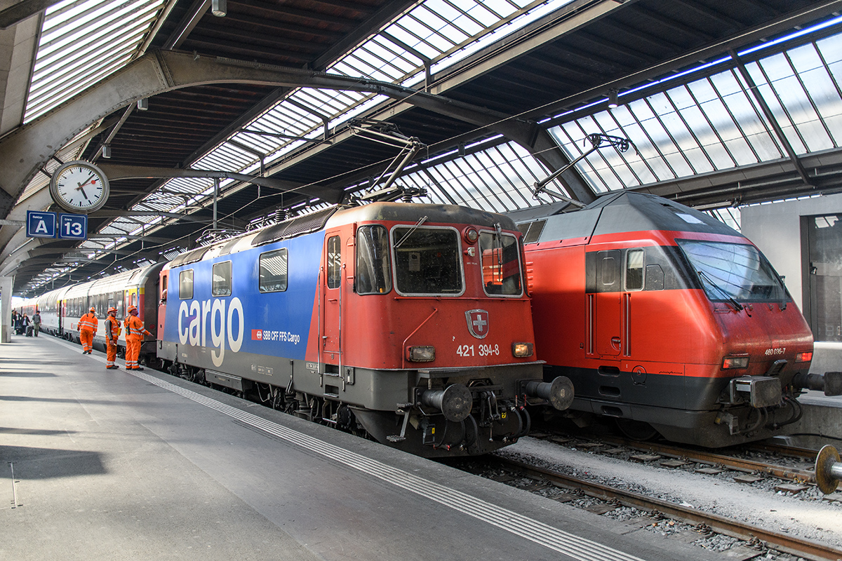 SBB Cargo im "Fensterzug"-dienst