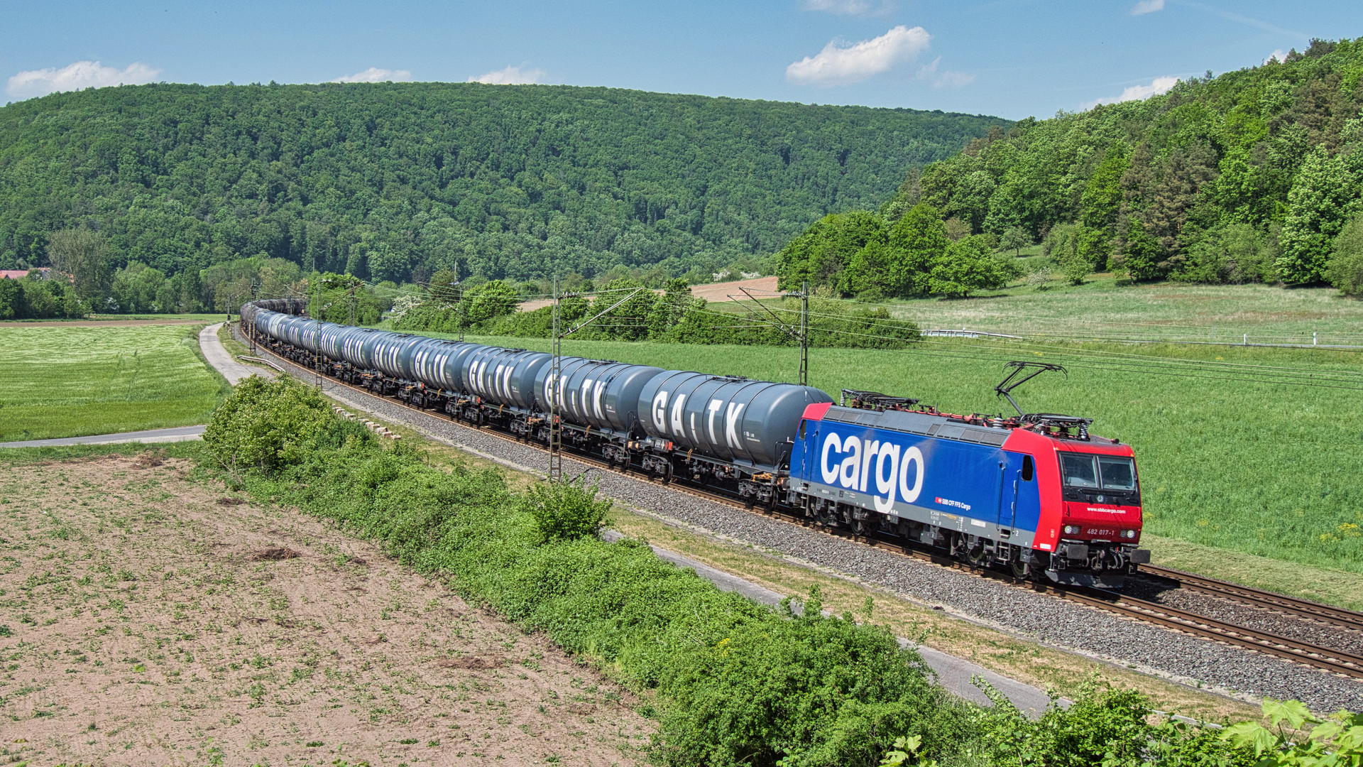 SBB Cargo-Lok mit Kesselzug