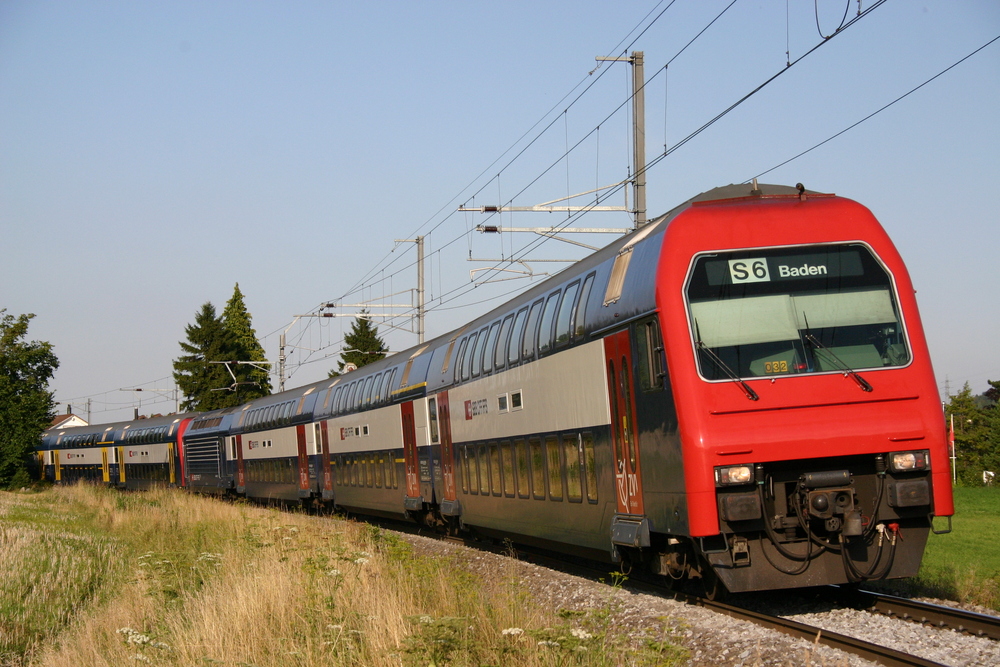 SBB DPZ-Doppeltraktion bei Würenlos