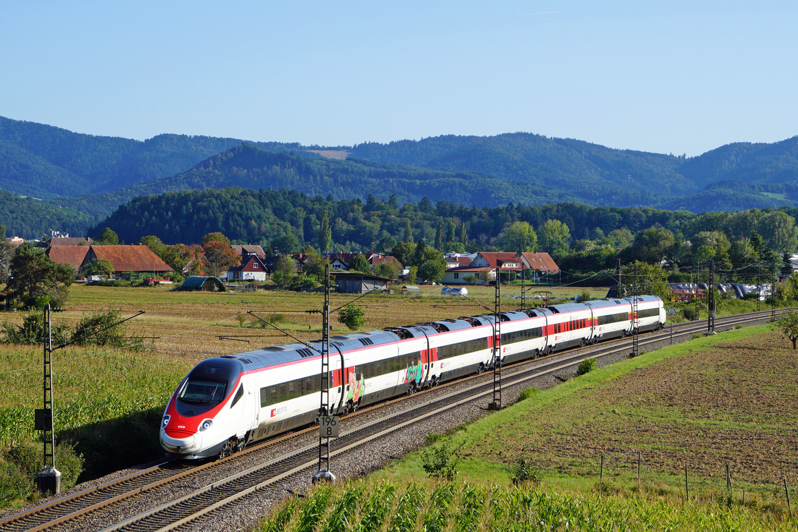 SBB EuroCityExpress in Baden