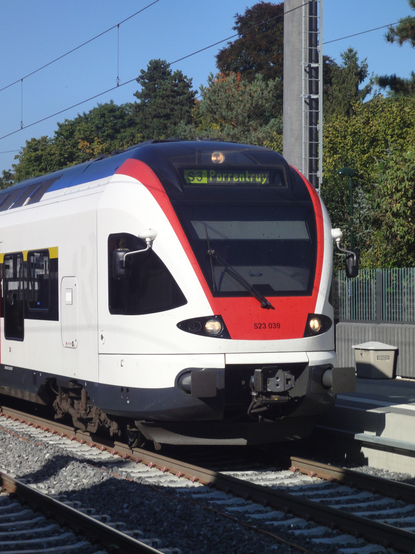 SBB Flirt im Bahnhhof Dornach