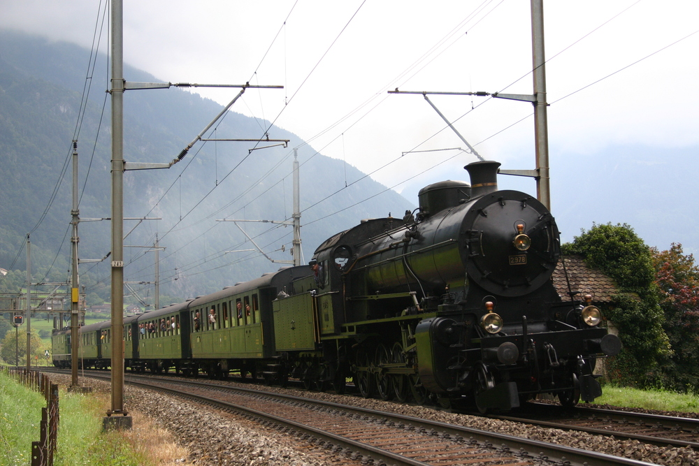 SBB Historic C 5/6 "Elefant" bei Erstfeld