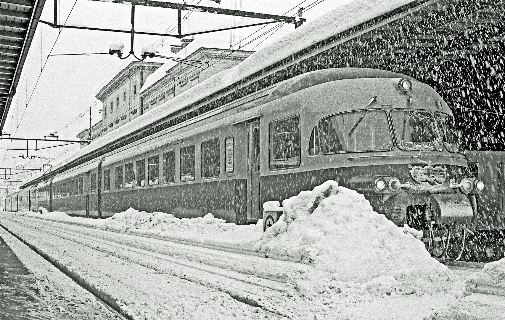 SBB RAe TEE II  Zürich-Milano,  Lugano   Febr. 1985 