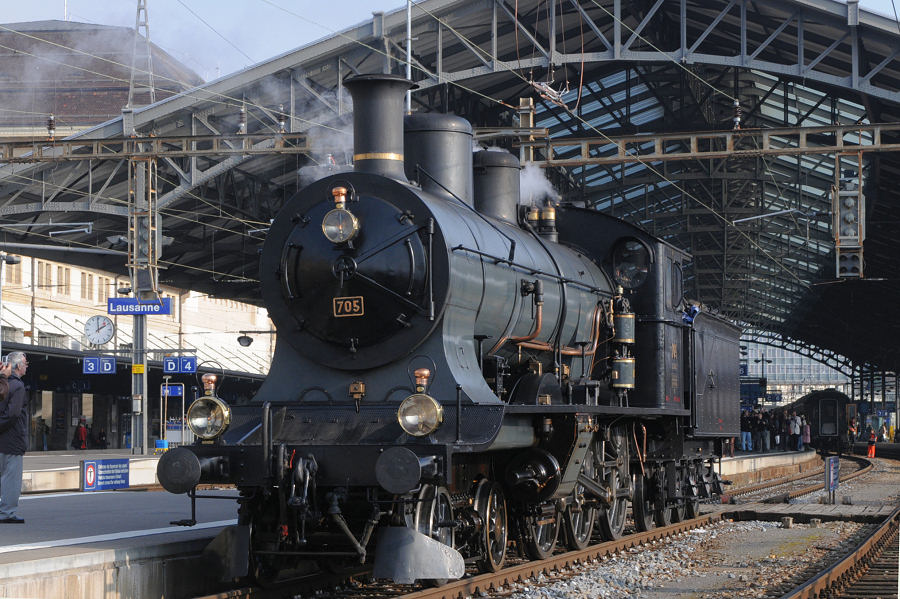 SBB Schnellzugslok A 3/5 Nr. 705 (BJ 1904) als Model mit 104 Jahren