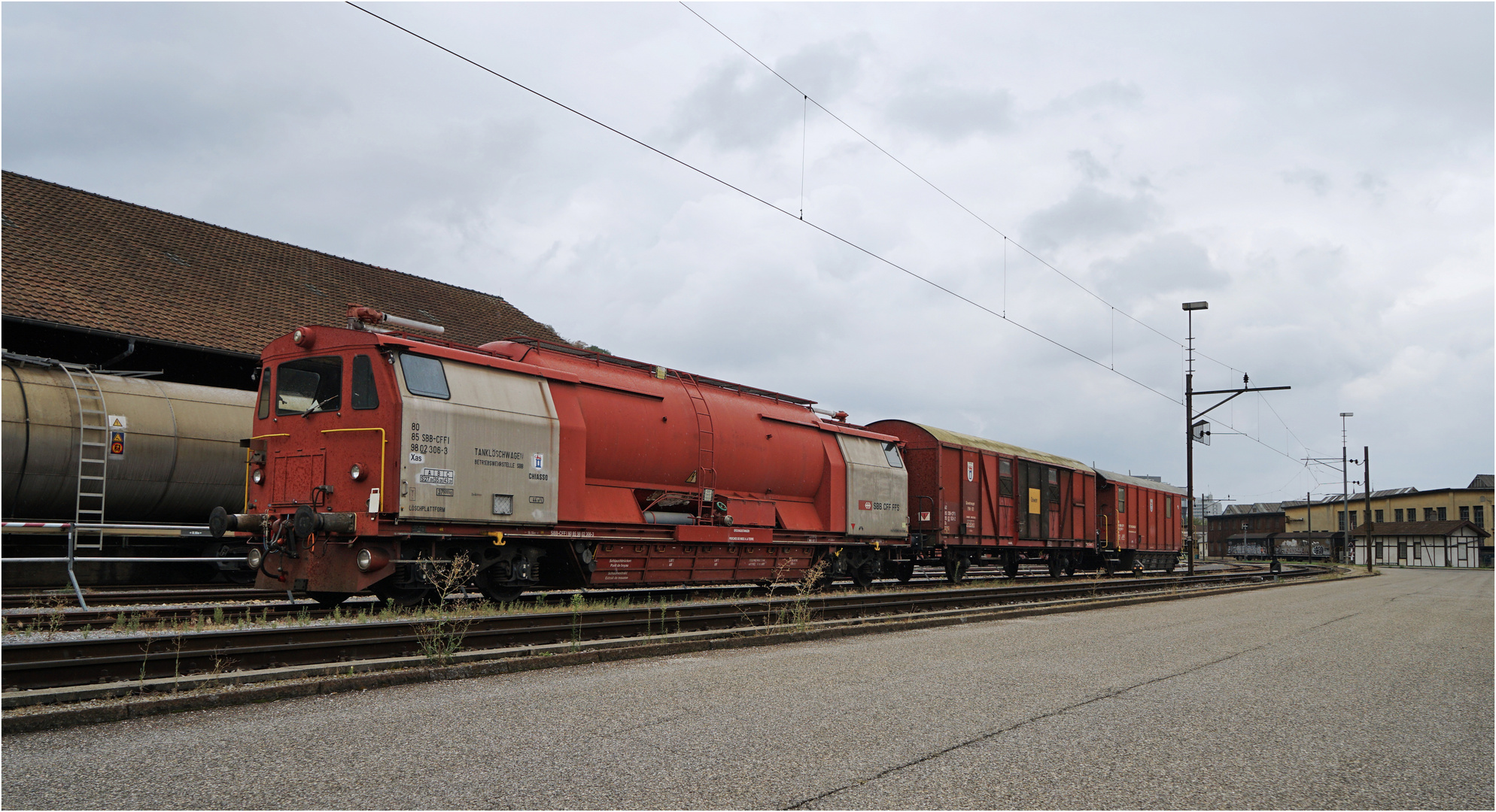 SBB Tanklöschwagenkurzzug