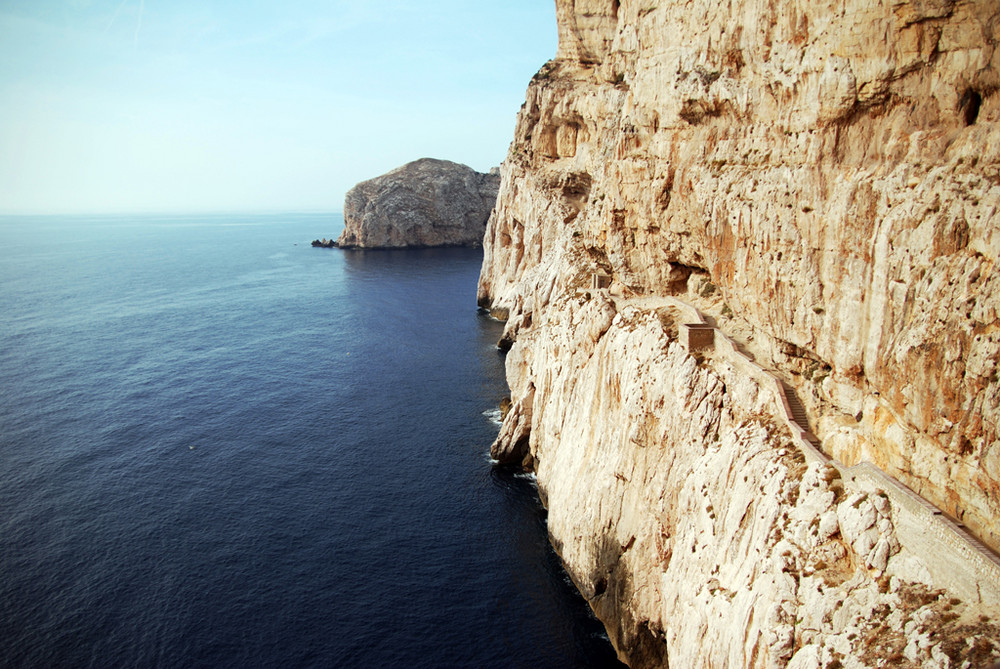 Scalinata per le grotte di nettuno