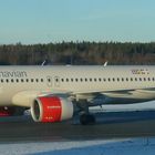 Scandinavian A320 in Stockholm Arlanda