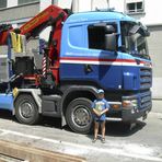 scania R420 auf der Baustelle