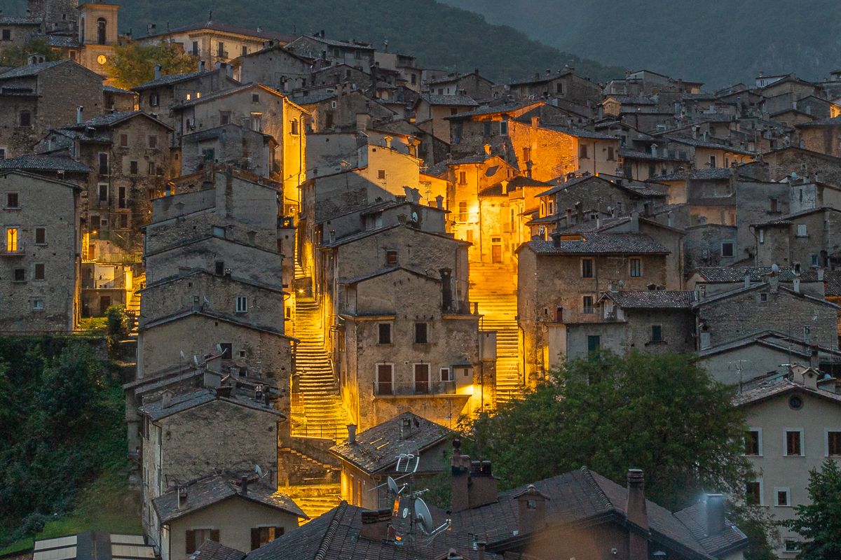 Scanno am Abend