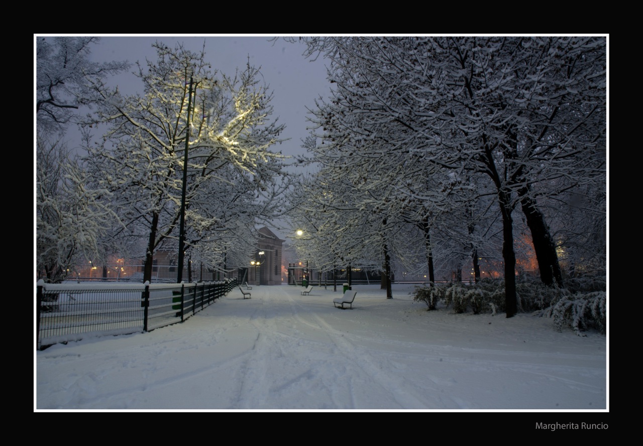 Scende la Neve in Milano